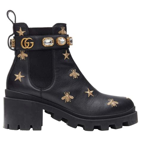 gucci boots bee|gucci bee platform sneakers.